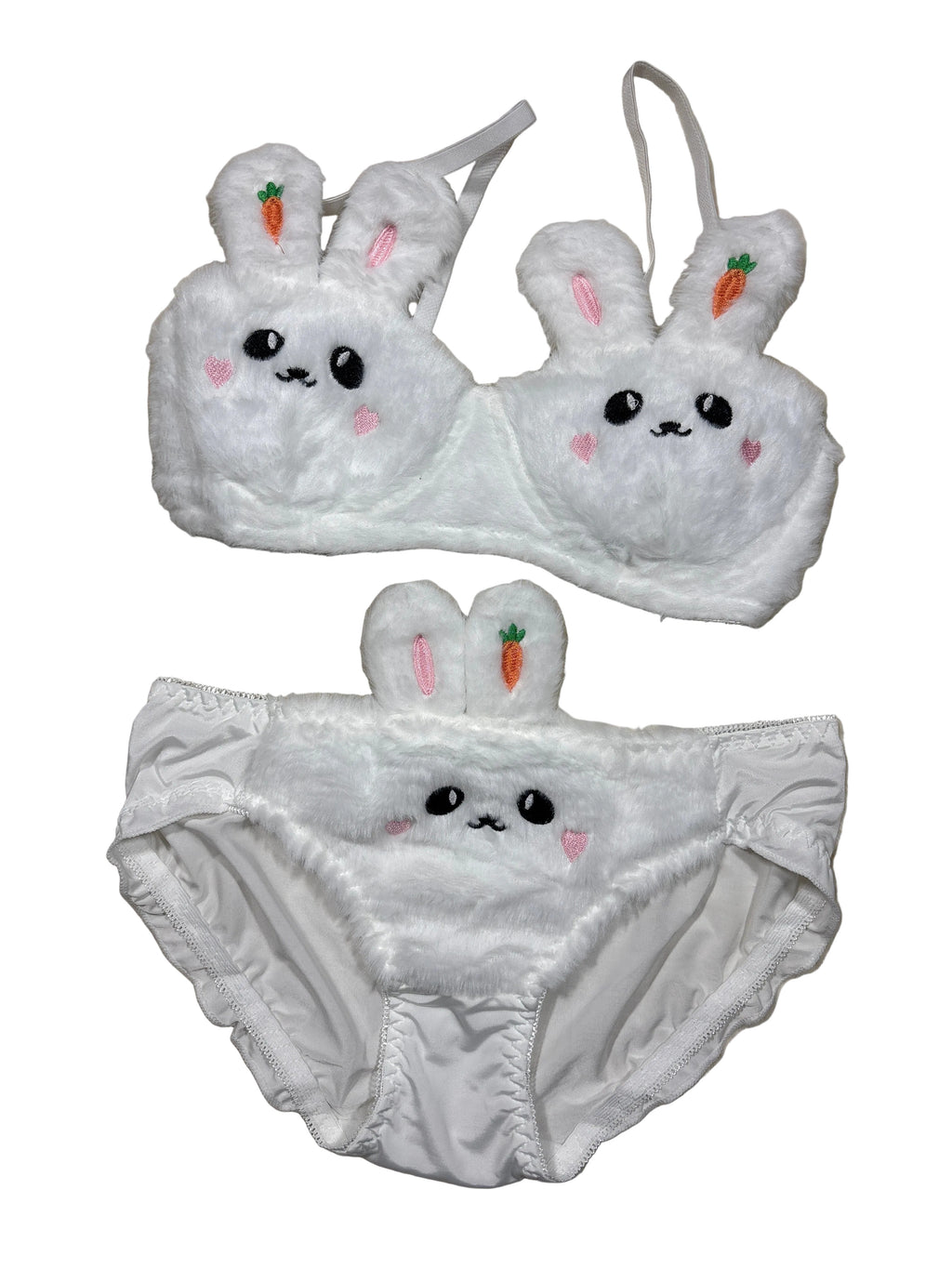 Furry Bra Panty Set