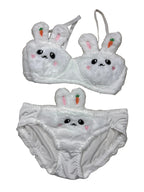 Furry Bra Panty Set