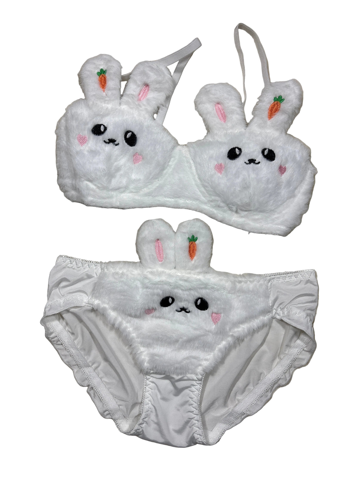 Furry Bra Panty Set