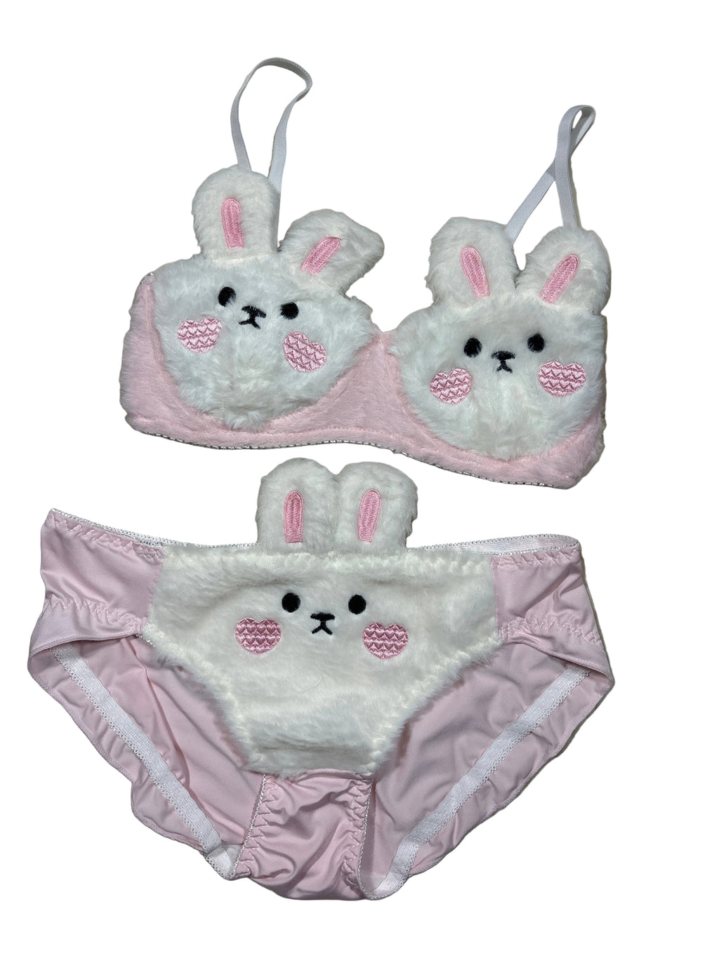 Furry Bra Panty Set