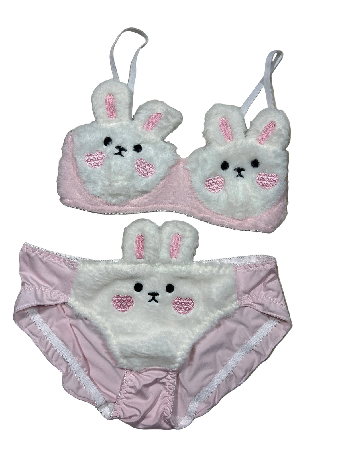 Furry Bra Panty Set