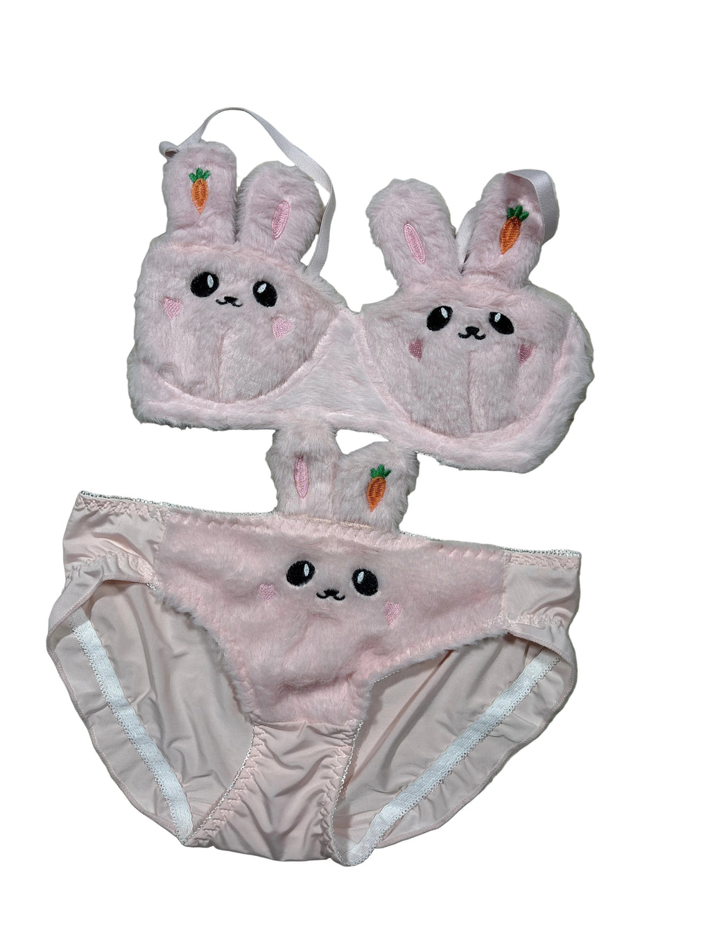Furry Bra Panty Set