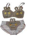 Furry Bra Panty Set