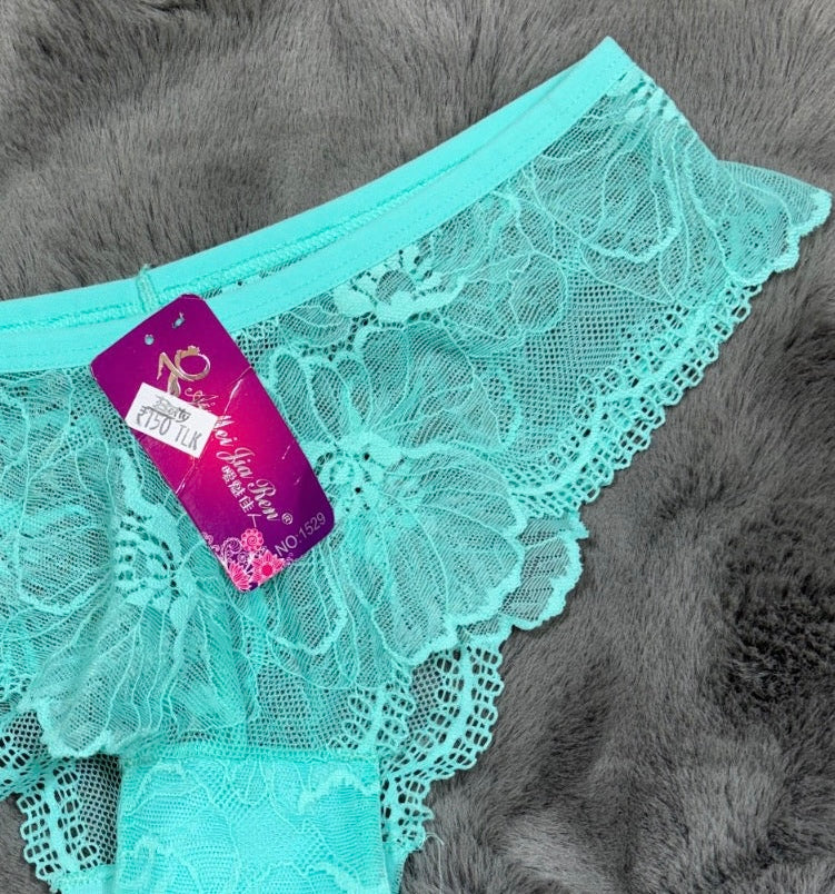 Lacy Panty Low Coverage Low Waist Solid S-XL 28/07/26