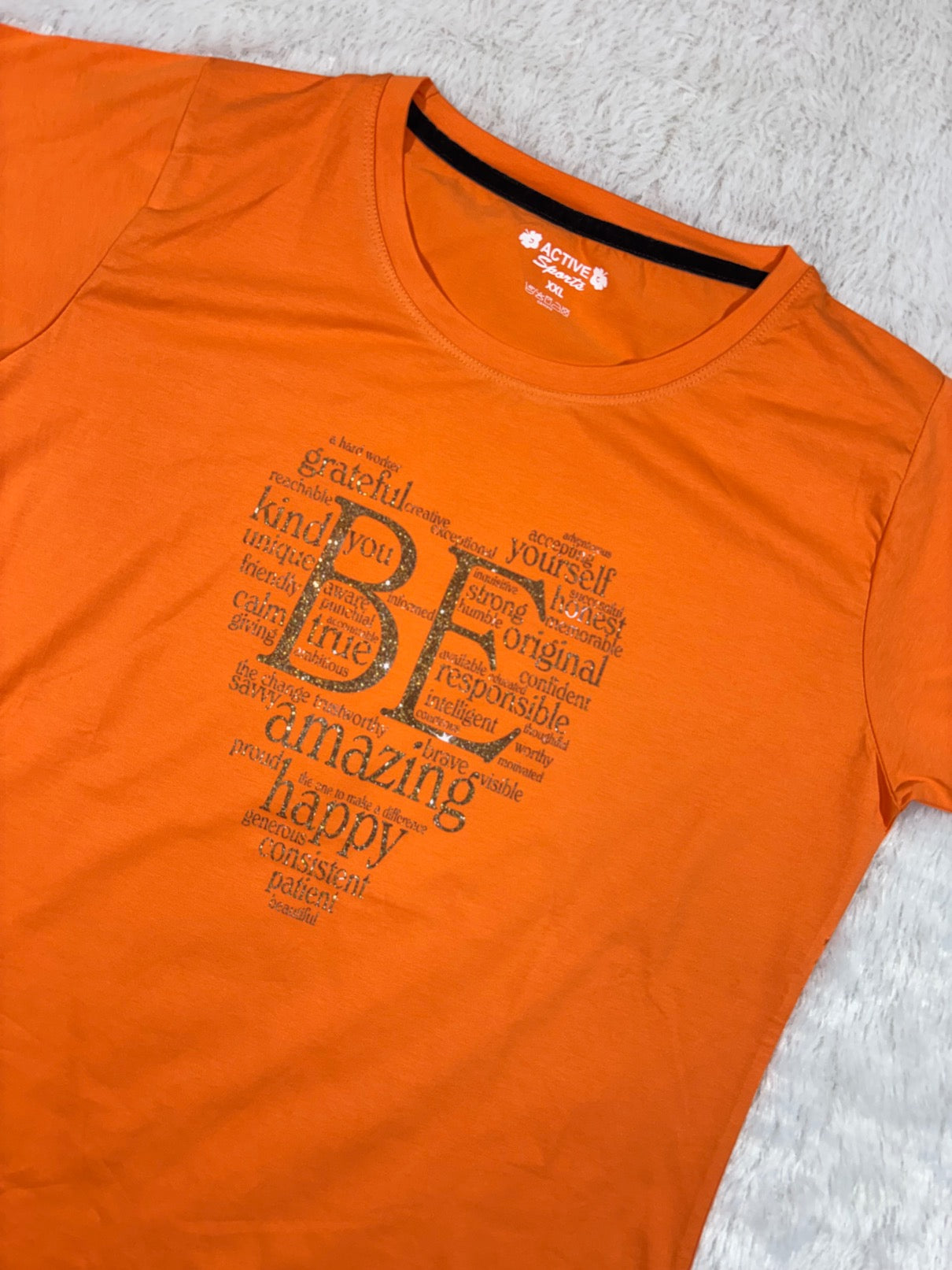 Active Sports Tshirt Half Sleeves Printed S-2XL 25/05/26