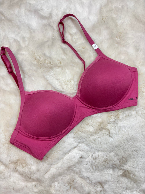 Amante Tshirt Bra Full Coverage Padded Non Wired Solid 32B-40B 28/05/26