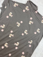 Short Nighty Shirt Half Sleeves Printed S-2XL 01/06/25