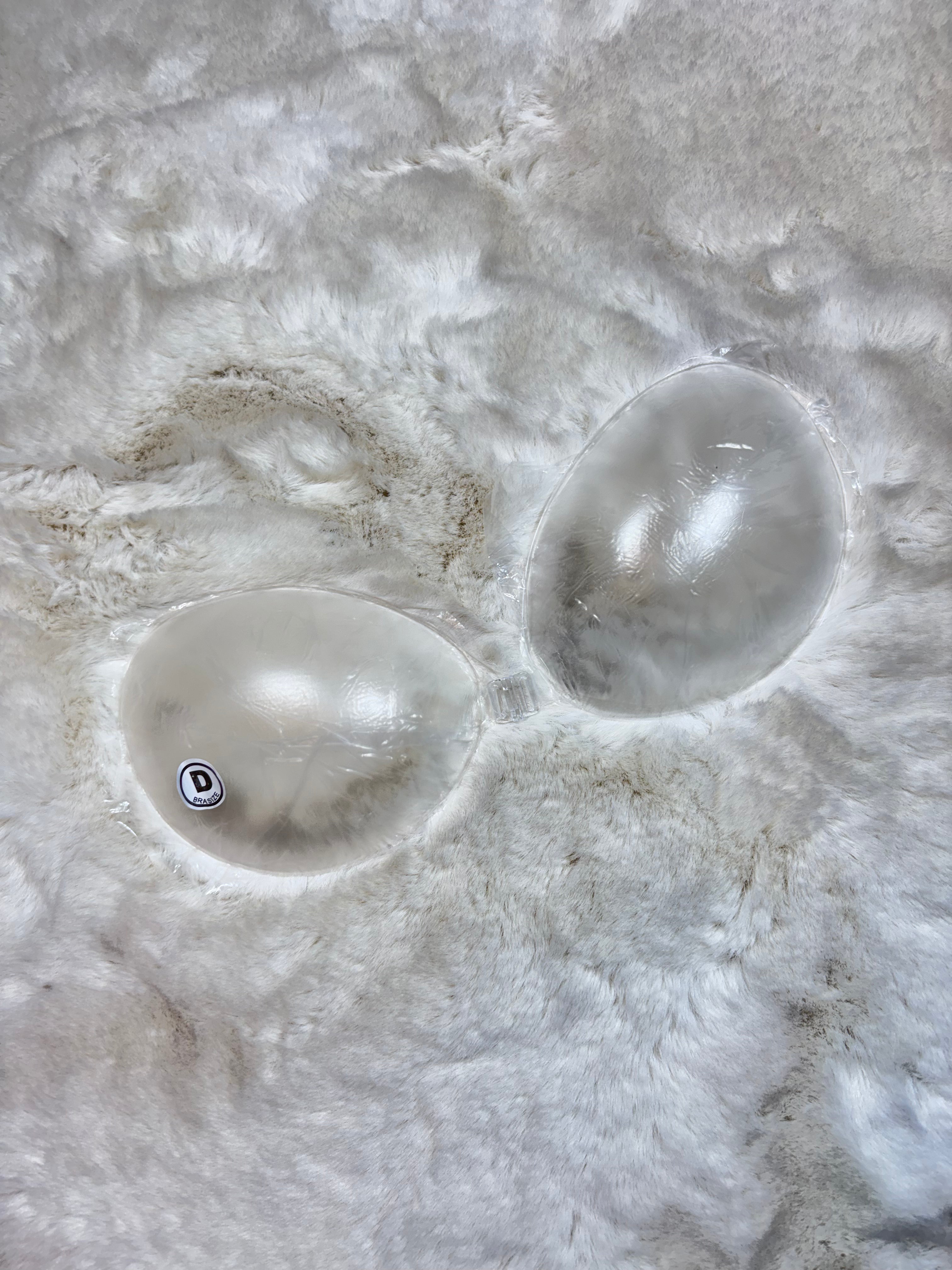 Transparent Silicon Bra S-XL Solid 04/05/26