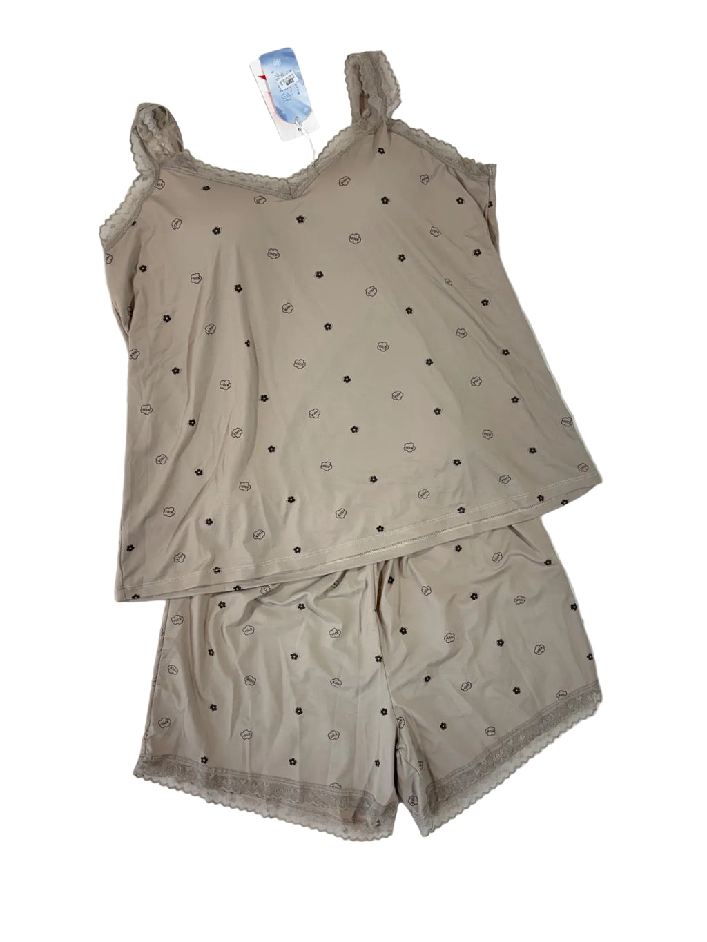 Fancy Satin Shorts Nightsuit Sleeveless Padded Printed M-XL 12/06/26