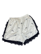 Fancy Satin Shorts Nightsuit Sleeveless Padded Printed M-XL 12/06/26