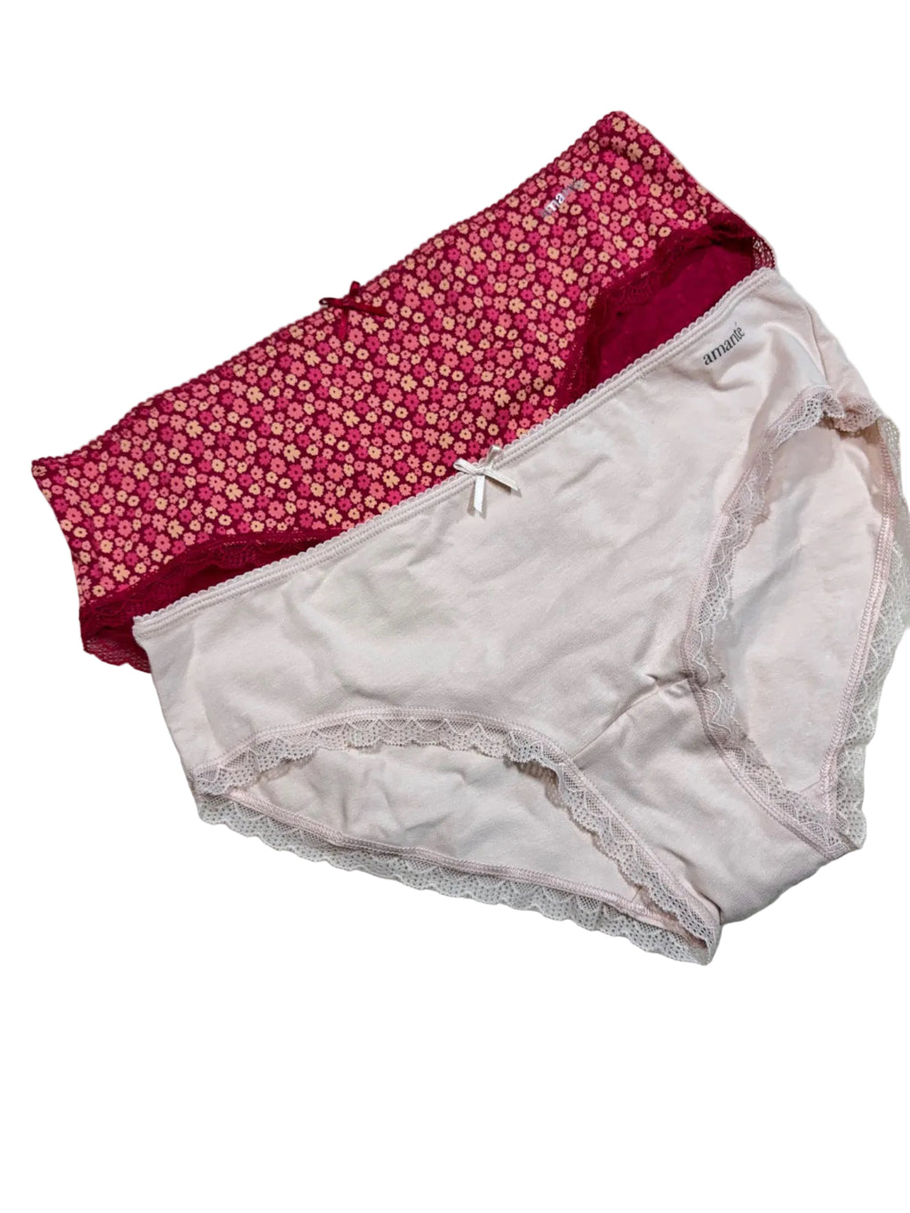 Amante Bikini Panty Pack Of 2 Full Coverage High Waist Solid S-2XL 13/06/26