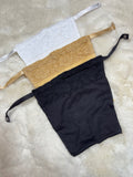 Cami Clip-on Set Of 3 Solid Freesize 14/06/26