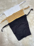 Cami Clip-on Set Of 3 Solid Freesize 14/06/26