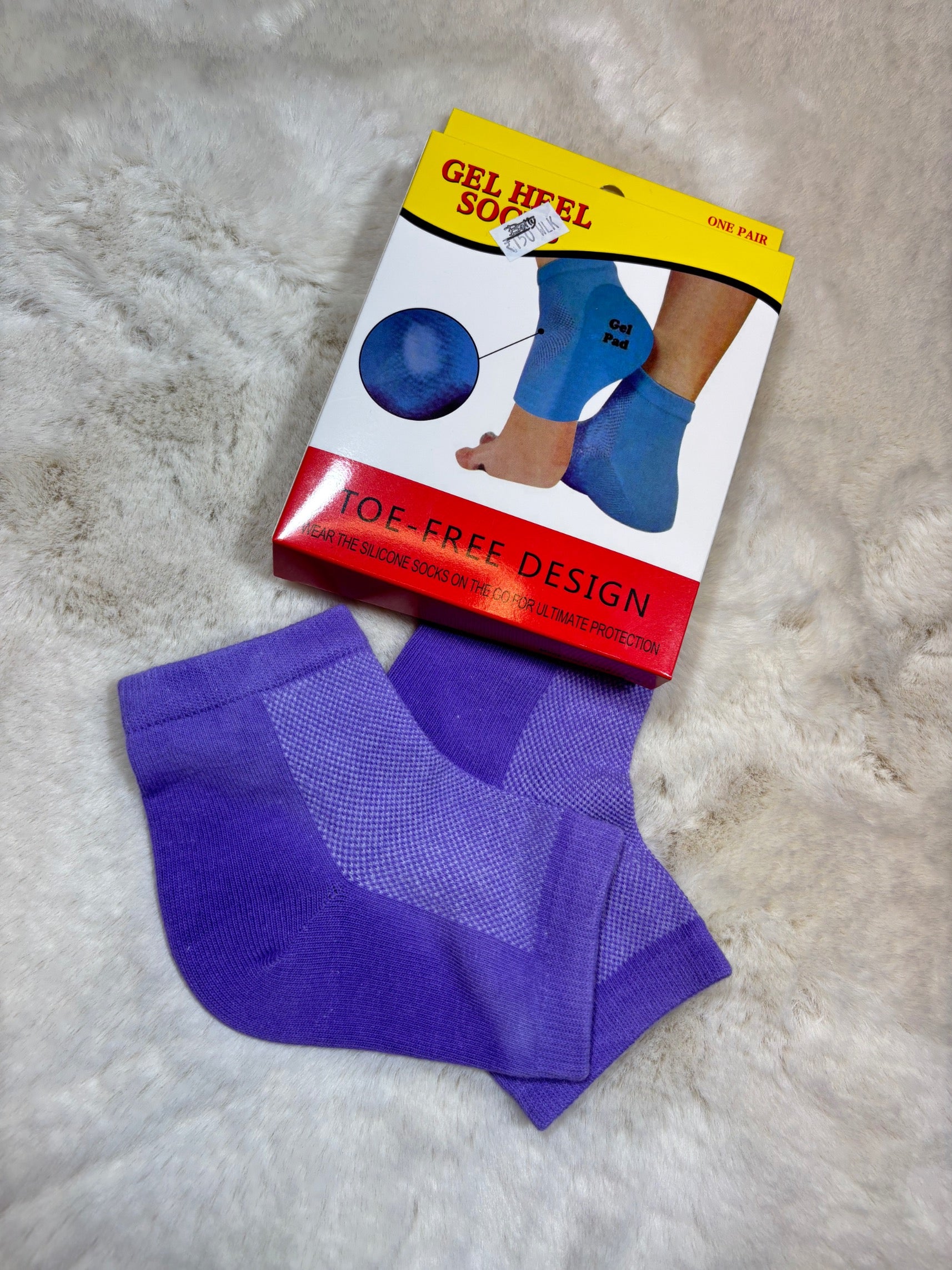 Heel Socks Solid Freesize 14/06/26