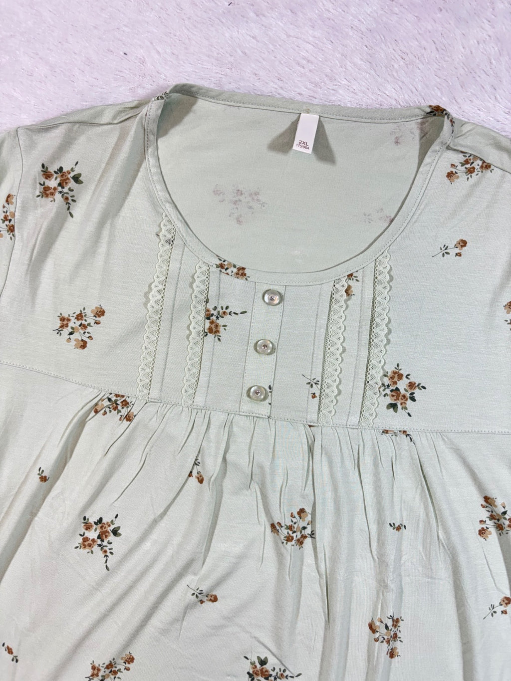 Short Nighty Half Sleeves Printed S-XL 16/06/26