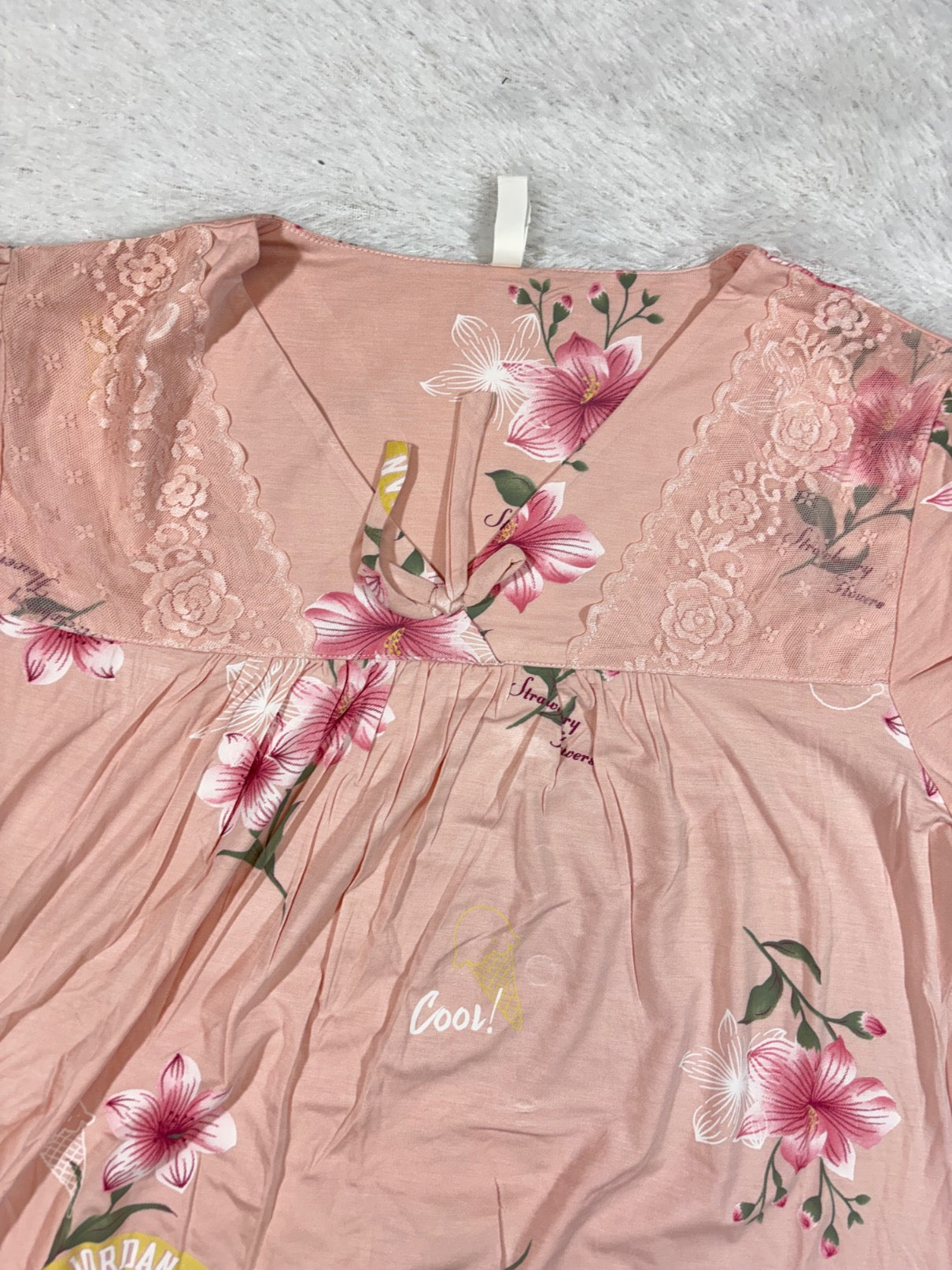 Short Nighty Half Sleeves Printed S-XL 16/06/26