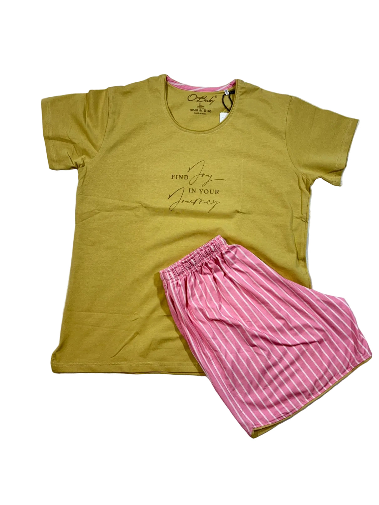 O’Baby Nightsuit Shorts Half Sleeves Printed M-2XL 17/06/26