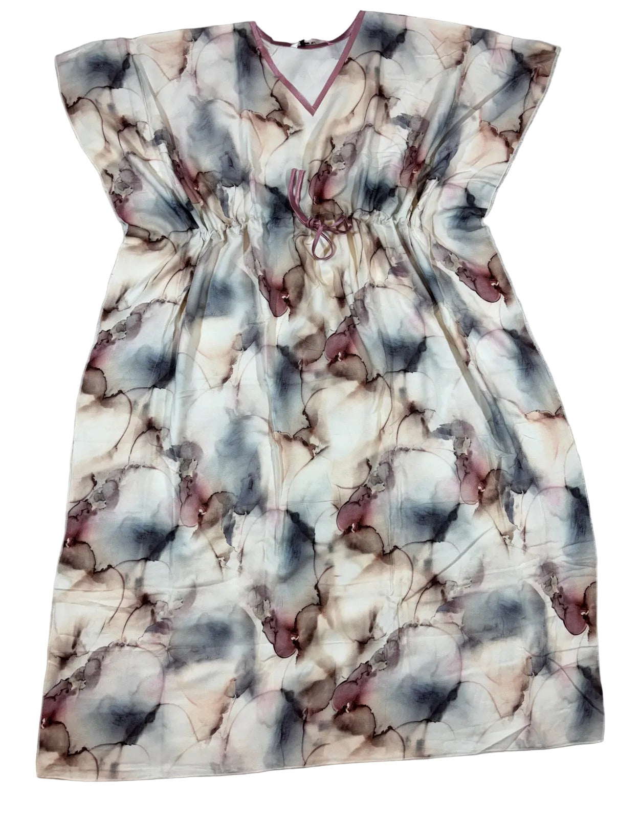 Velvet Kaftaan Full Length  Printed M-2XL 19/06/26