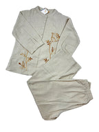 Leisure And Moods Coord Sets 3/4 Sleeves Full Length Solid M-3XL 21/06/36