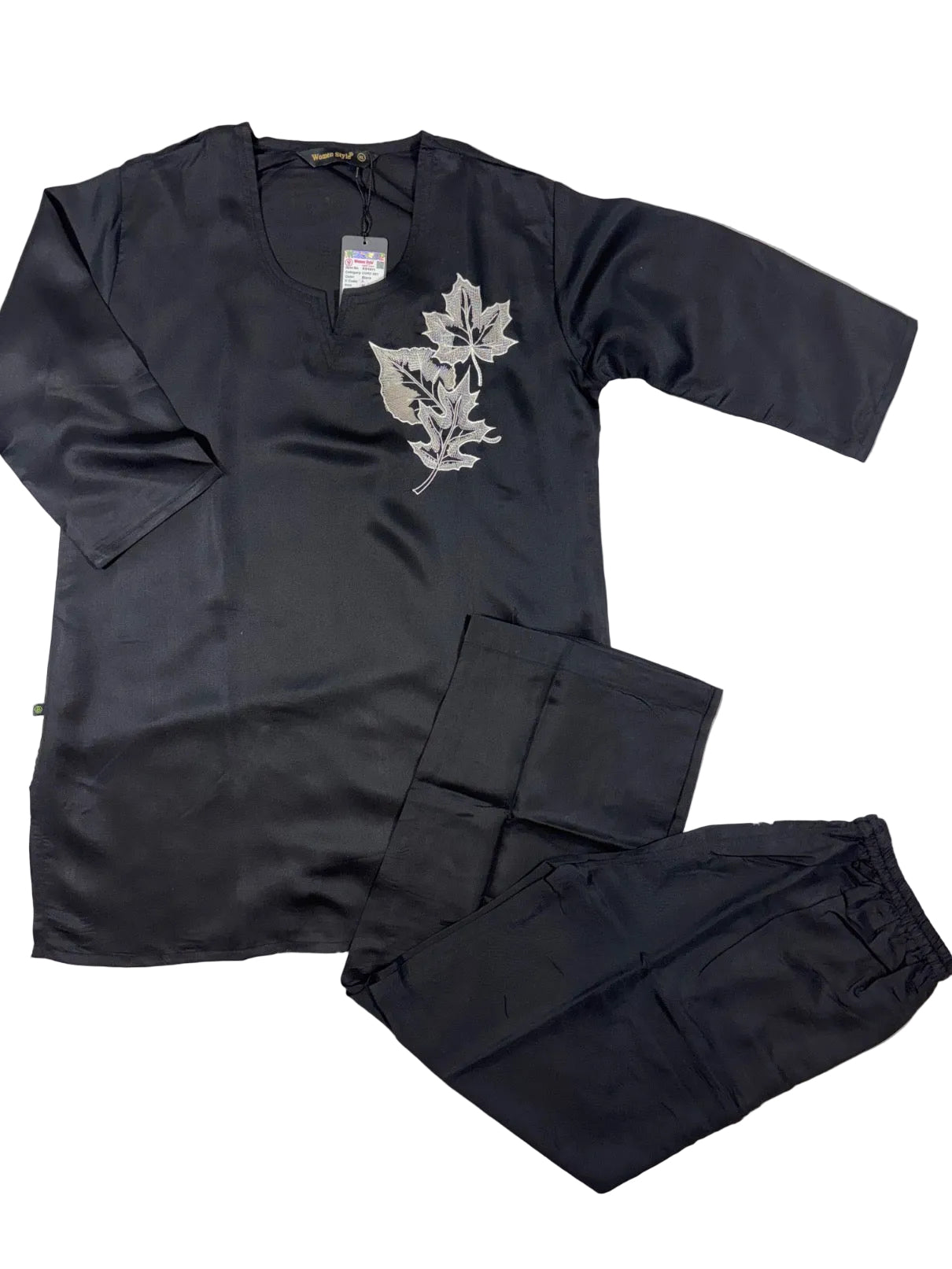 Women Style Coord Sets 3/4 Sleeves Full Length Solid M-3XL 21/06/36