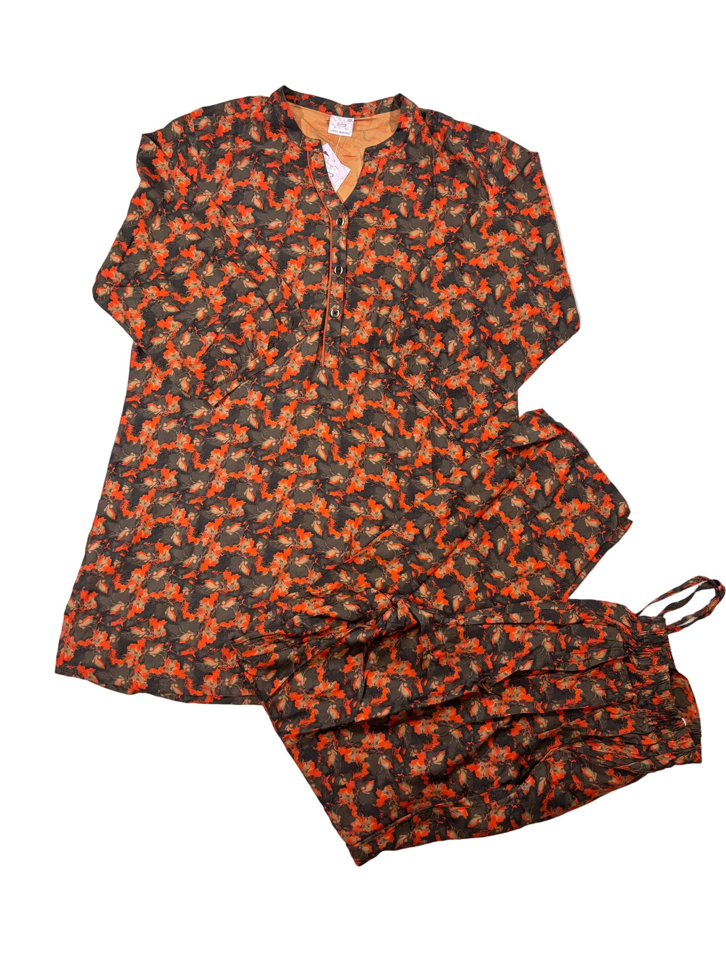 Lady Beauty Coord Sets 3/4 Sleeves Full Length Solid M-3XL 21/06/36