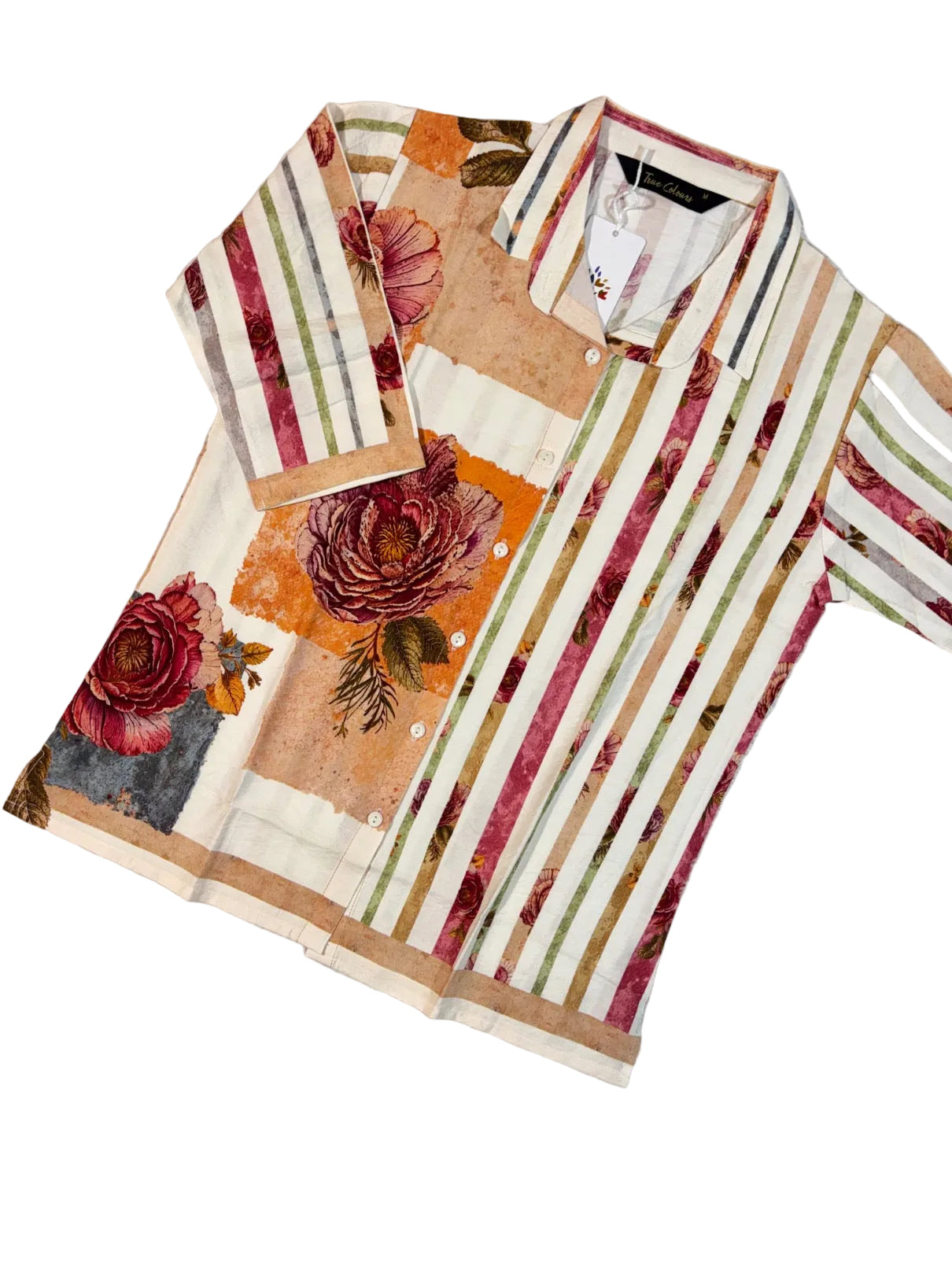 True Colours Coordsets 3/4 Sleeves Shirt Full Length Printed M-2XL 26/06/26