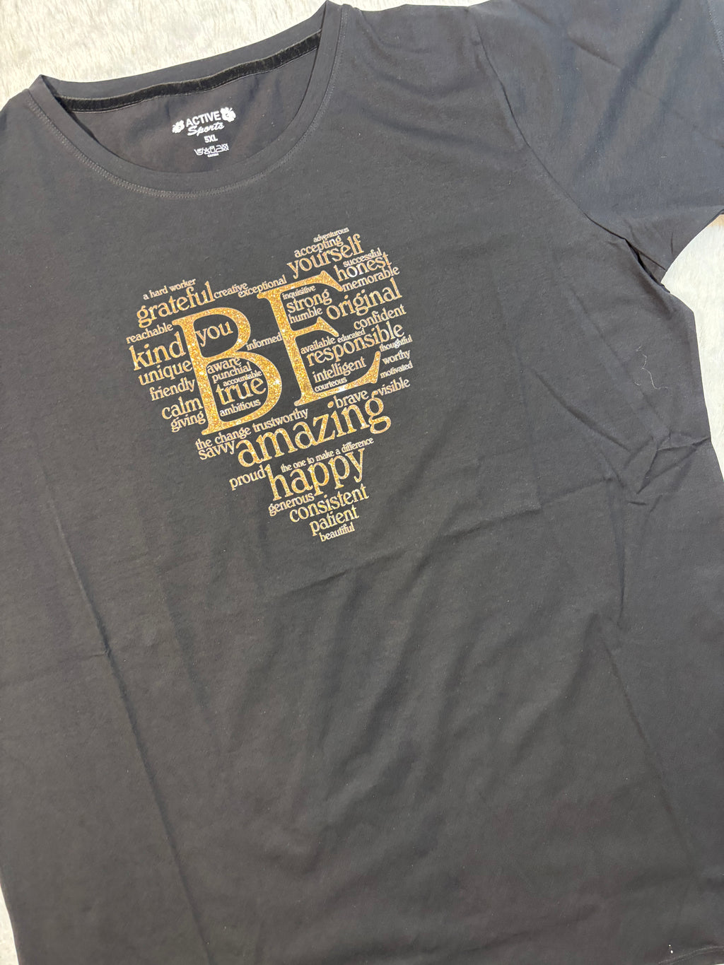 Active Sports Gym Tshirt Half Sleeves Printed S-6XL 27/06/26