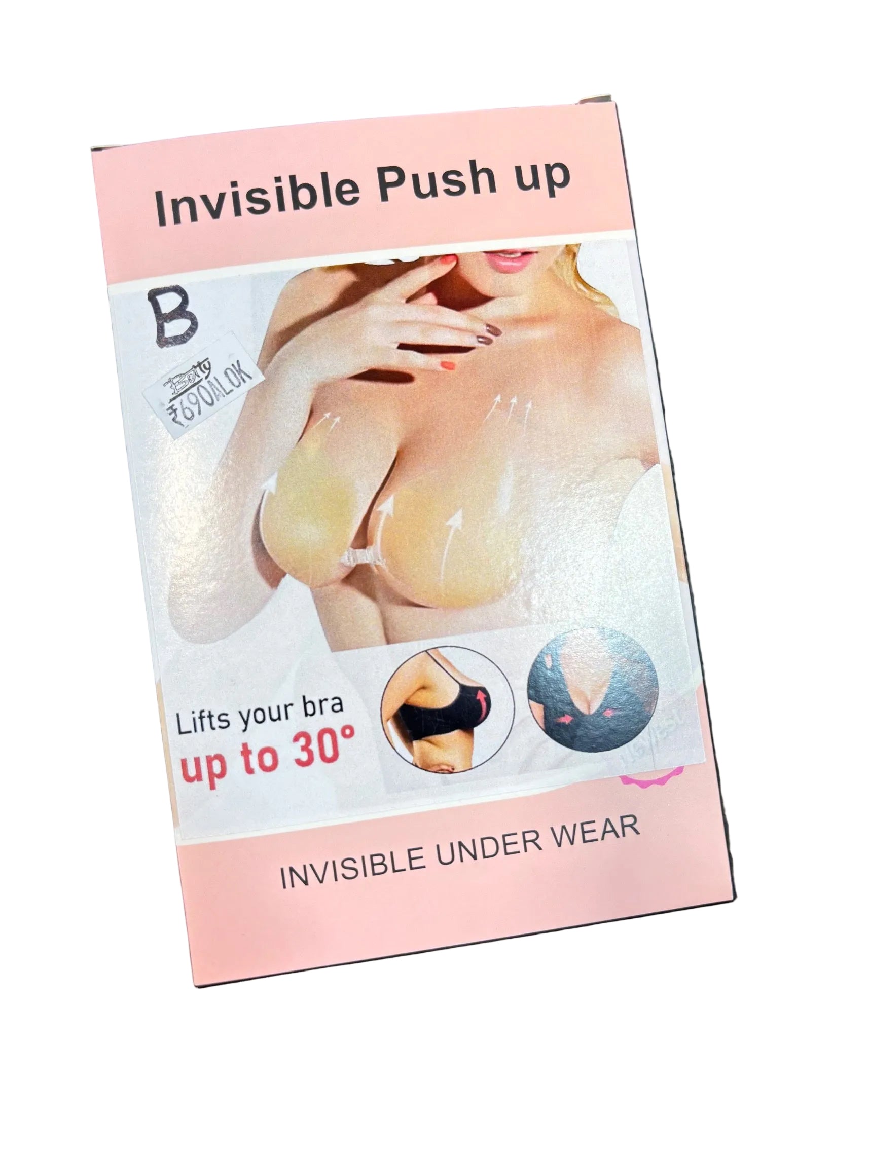 Invisible Push Up Silicon Stickon B-D Cup 28/06/26