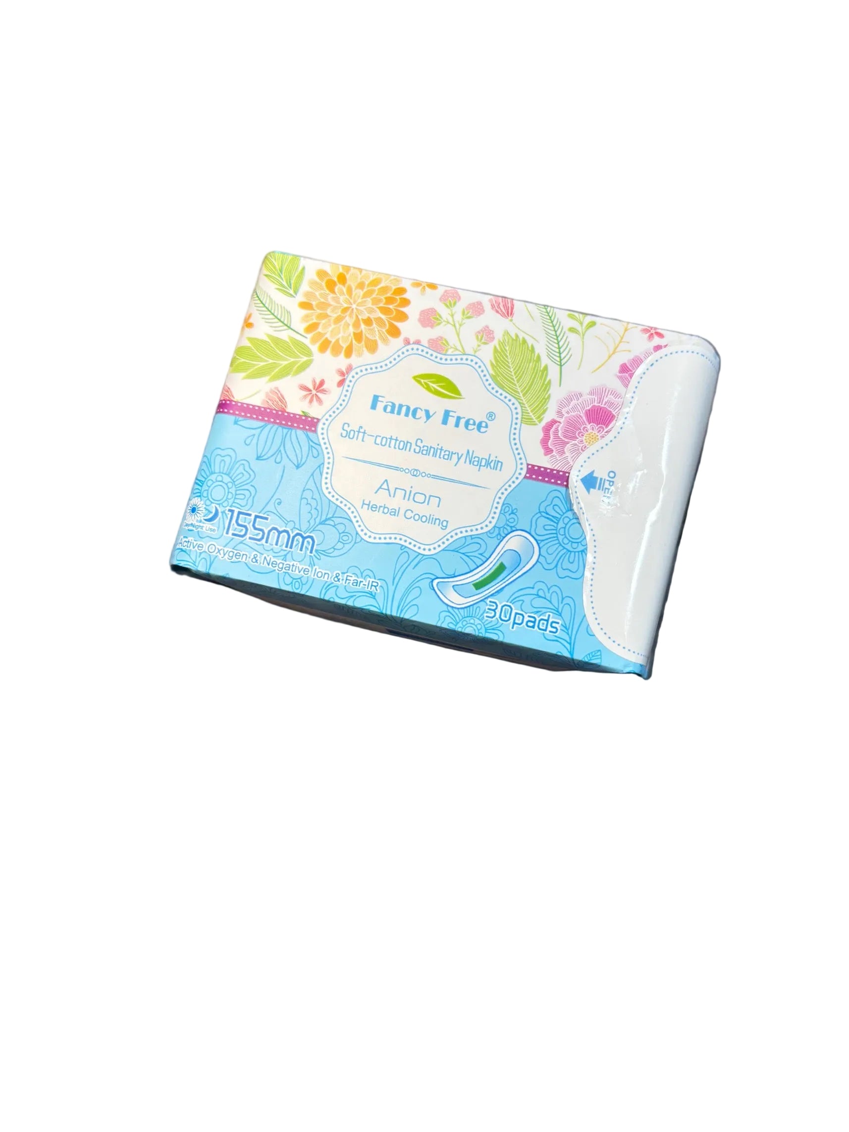 Soft Cotton Sanitary Napkin Solid Pack of 30 Pads Panty Liner 28/06/26