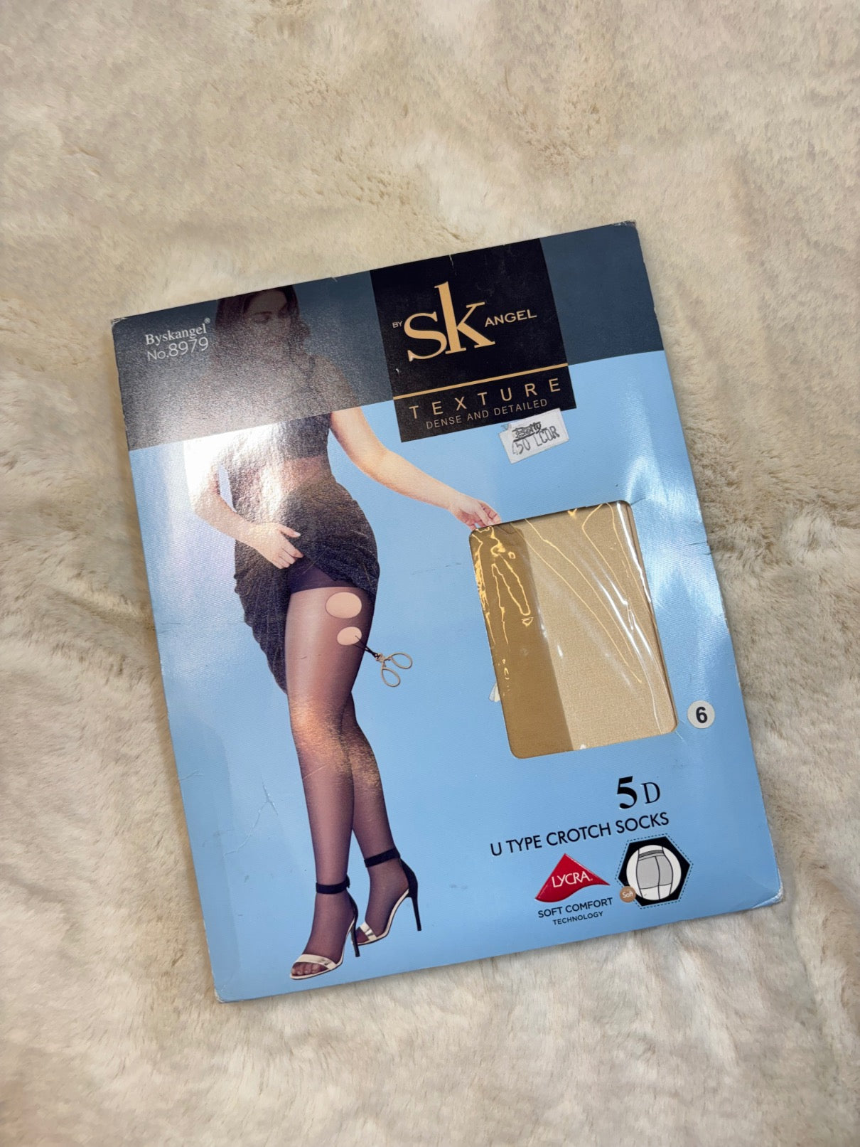 U Type Crotch Stocking Solid S-L 29/06/26