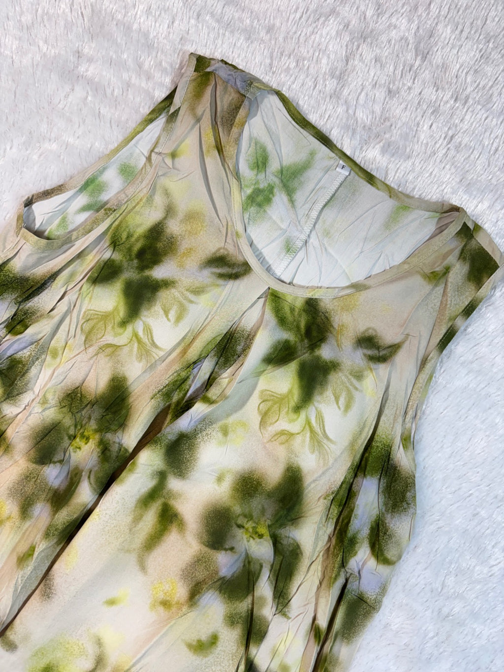 Short Nighty Sleeveless Light Padded Knee Length Printed S-XL 30/06/26