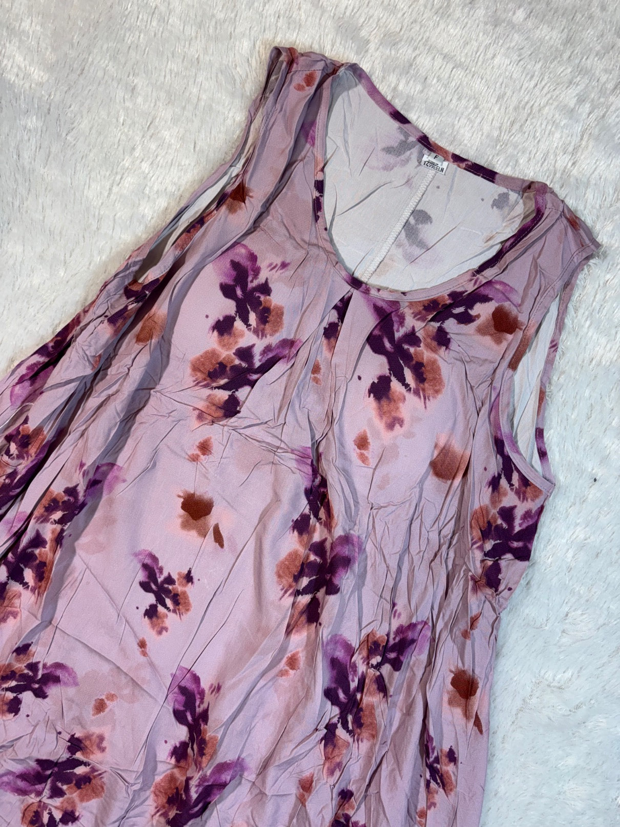 Short Nighty Sleeveless Light Padded Knee Length Printed S-XL 30/06/26