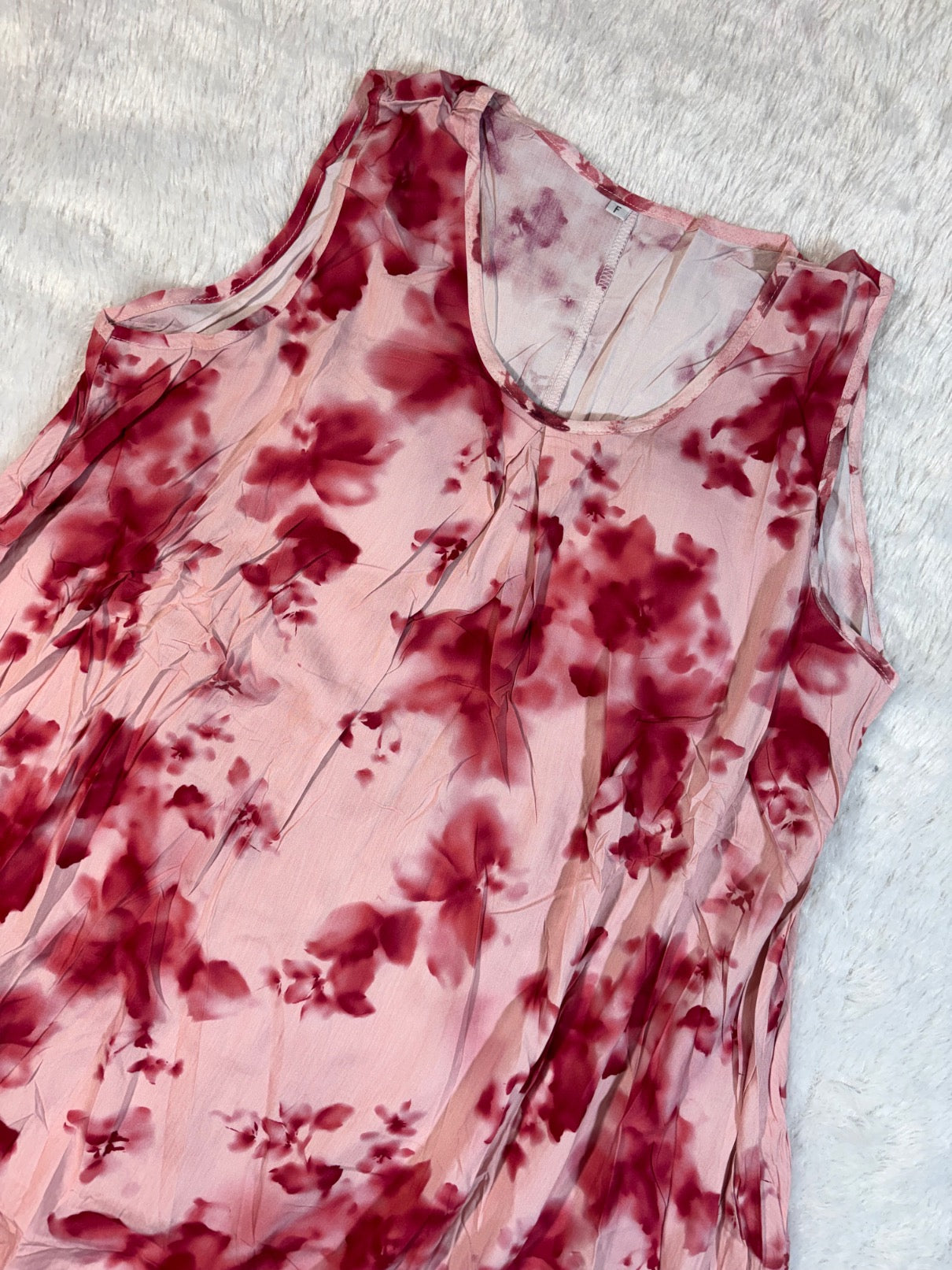Short Nighty Sleeveless Light Padded Knee Length Printed S-XL 30/06/26