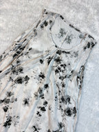 Short Nighty Sleeveless Light Padded Knee Length Printed S-XL 30/06/26