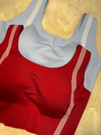 Seamless Sports Bra Padded Non Wired Solid M-3XL 02/06/26