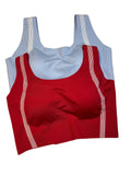 Seamless Sports Bra Padded Non Wired Solid M-3XL 02/06/26