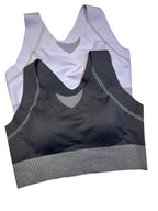 Seamless Sports Bra Padded Non Wired Solid M-3XL 02/06/26
