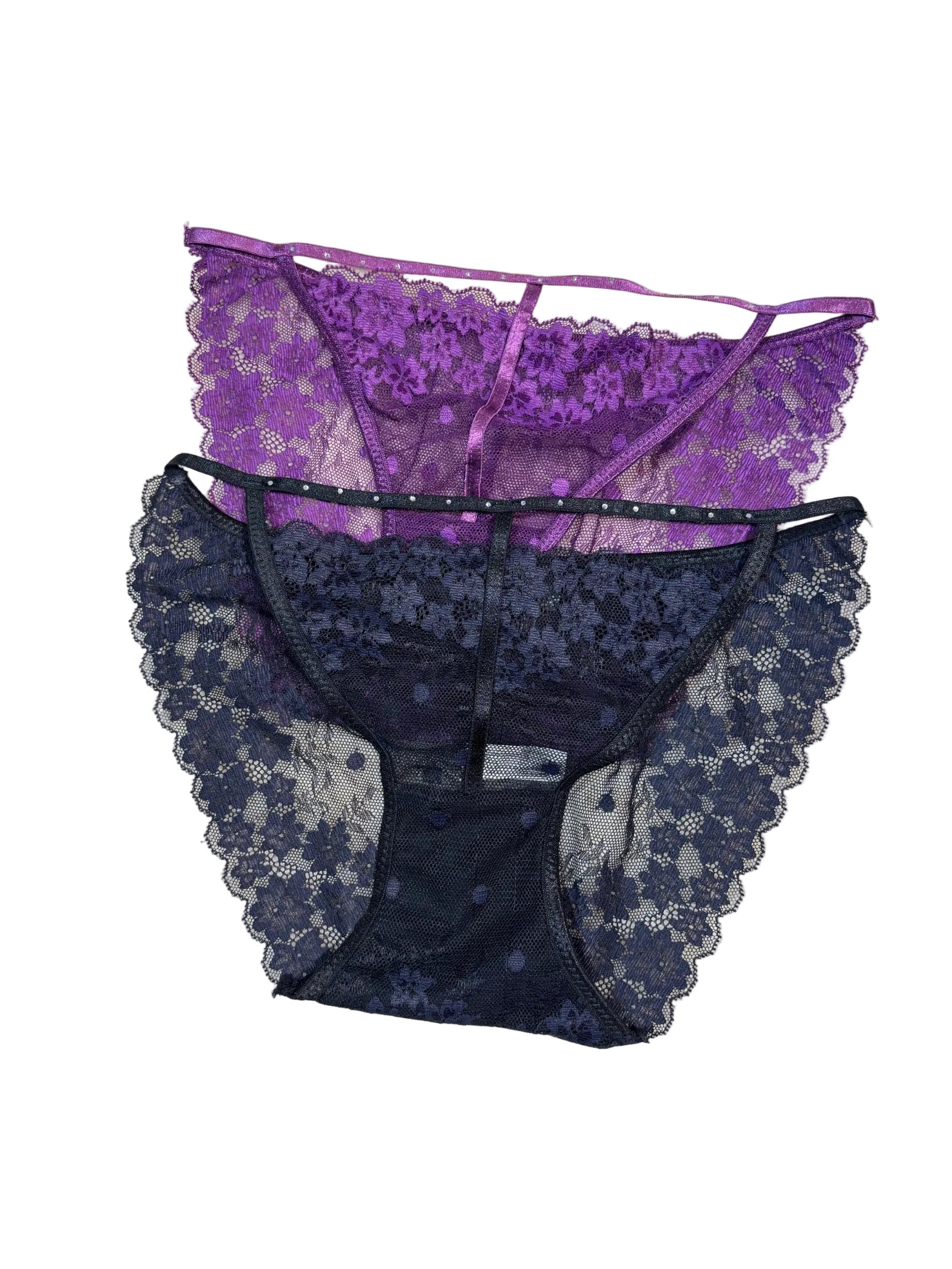 Lacy Panty Midi Half Coverage Mid Waist Solid S-XL 06/06/26