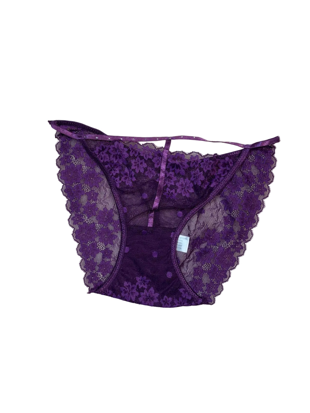 Lacy Panty Midi Half Coverage Mid Waist Solid S-XL 06/06/26