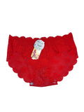 Lacy Panty Midi Half Coverage Mid Waist Solid S-XL 06/06/26