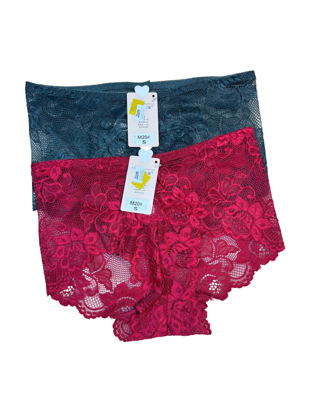 Lacy Panty Midi Half Coverage Mid Waist Solid S-XL 06/06/26