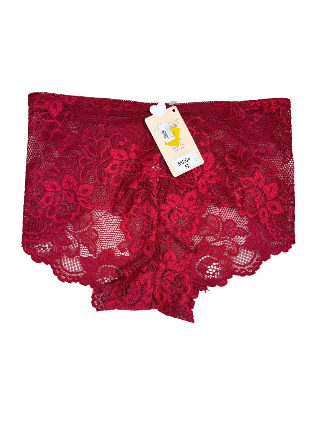 Lacy Panty Midi Half Coverage Mid Waist Solid S-XL 06/06/26