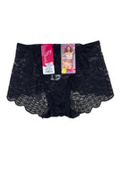 Lacy Panty Midi Half Coverage Mid Waist Solid S-XL 06/06/26
