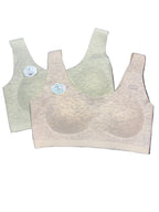 Seamless Bralette Full Coverage Padded Solid S-XL 09/07/26