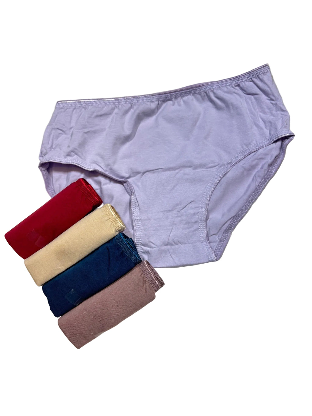 Lady Care Hipster Panty Full Coverage High Waist Solid S-XL 10/07/26