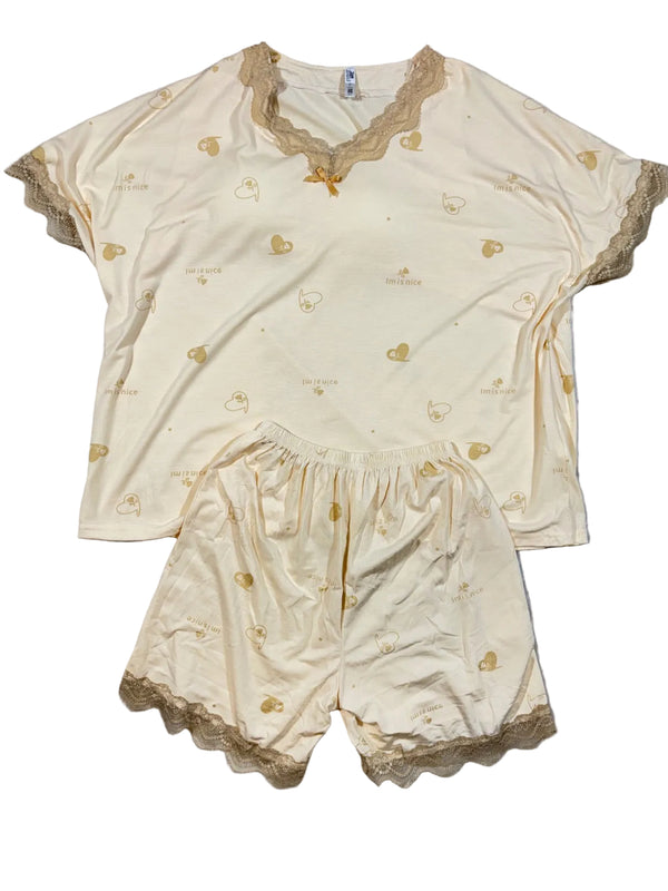 Shorts Nightsuit Tshirt Half Sleeves Padded Shorts Solid M-2XL 14/07/26