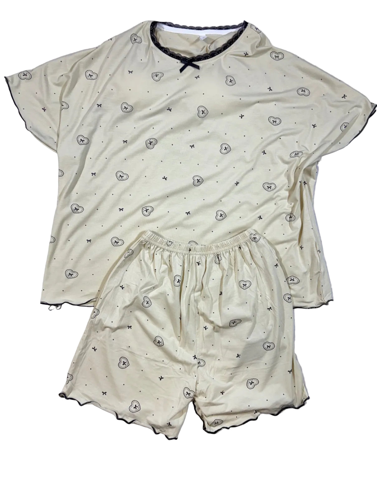 Shorts Nightsuit Tshirt Half Sleeves Padded Shorts Solid M-2XL 14/07/26