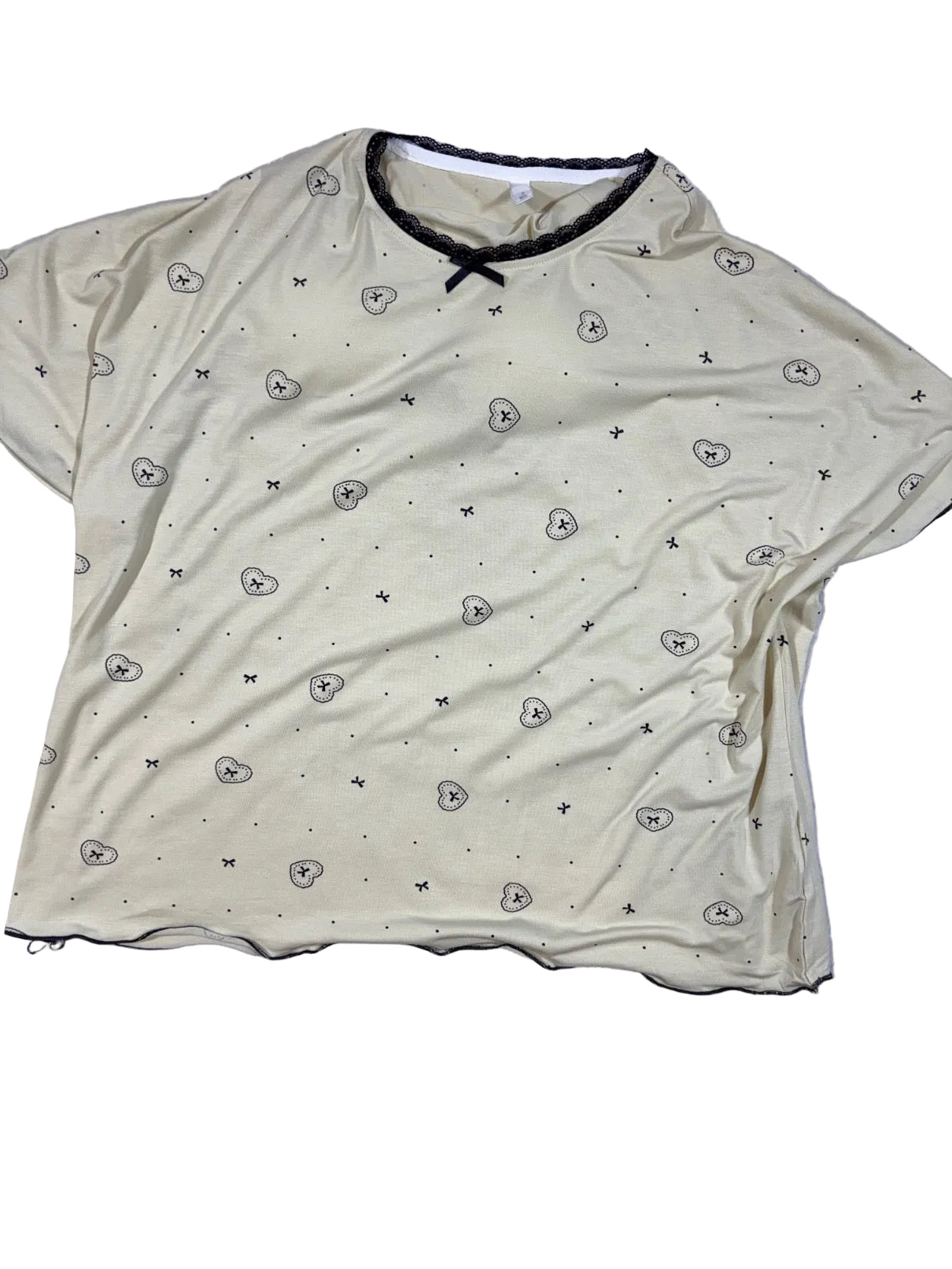 Shorts Nightsuit Tshirt Half Sleeves Padded Shorts Solid M-2XL 14/07/26