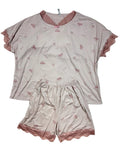Shorts Nightsuit Tshirt Half Sleeves Padded Shorts Solid M-2XL 14/07/26