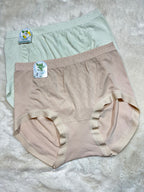 Hipster Panty Full Coverage High Waist Solid M-2XL 15/07/26